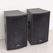 辛梓（xinzi）1215寸家用戶(hù)外K歌音響舞臺婚慶主持會(huì )議無(wú)源大功率HIFI音箱 標配單15寸一對