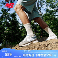 NEW BALANCE NB327 官方休閑鞋男鞋女鞋情侶復古舒適增高元祖灰情侶運動鞋 灰色/白色 MS327LAB 43 (腳長27.5cm)