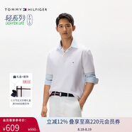 Tommy Hilfiger【輕柔感】夏季男裝珠地網(wǎng)眼商務(wù)休閑短袖T恤翻領(lǐng)POLOJA568