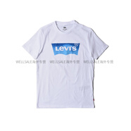 李維斯（Levi's）美國 男款經(jīng)典LOGO印花短袖T恤 17783-0140 藍色logo 22489-0118 S