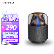 山水（SANSUI）藍(lán)牙音響無線便攜式 家用桌面多媒體小型迷你低音炮 筆記本電腦小音箱 車載喇叭360度立體聲 F4