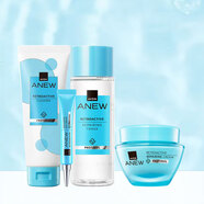 雅芳 新活再生套裝深海修護補水保濕玻提諾緊致淡化細紋修護皮膚屏障 洗面奶+爽膚水+眼霜+面霜