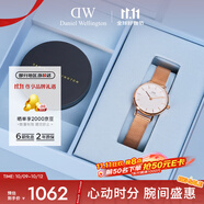 丹尼爾惠靈頓（DanielWellington）DW女士手表簡約歐美時尚腕表 石英手表女生日禮物DW00100219
