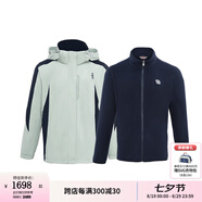 SUNVIEW GOLFsvg高爾夫秋季新款男裝拼色長褲可拆卸雨褲運(yùn)動雨衣夾克套裝女 外套 淺綠（37） L