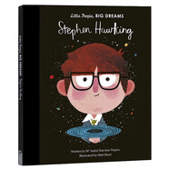 小人物大夢(mèng)想：史蒂芬·霍金 Little People Big Dreams Stephen Hawking 兒童英語(yǔ)啟蒙勵志讀物名人傳記 繪本圖畫(huà)書(shū) 英文進(jìn)口原版
