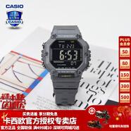 卡西歐（CASIO） 男表女表卡西歐手表男女情侶表學(xué)生時(shí)尚運(yùn)動(dòng)表太陽(yáng)能雙顯電子表 AE-1600H-8BVPF玄武灰