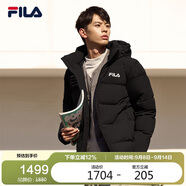 FILA 斐樂(lè)官方男子羽絨服冬季時(shí)尚休閑連帽保暖上衣外套
