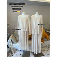 無標(biāo)優(yōu)品氣質(zhì)女裝套裝陳西西小個子許妍奶杏色溫柔套裝 高個子