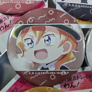 文豪野犬動漫周邊正版官谷日谷徽章太宰治江戶川吧唧二次元谷子 文豪-水彩二彈-中也（原袋發(fā)貨） 正版官谷日谷