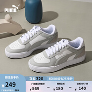 彪馬（PUMA）經(jīng)典復古透氣休閑板鞋男女同款新款運動(dòng)鞋CAVEN 399398 白-灰色-灰色-02 42