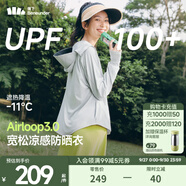 蕉下（beneunder）防曬衣女防曬服出行寬松透氣2025年春季戶外運(yùn)動(dòng)百搭A(yù)L417情人節(jié) 淺炭灰 均碼 加大