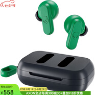 斯酷凱蒂（SKULLCANDY）骷髏頭 Dime 2 真無線入耳式藍(lán)牙耳機(jī) 適合健身房 運(yùn)動(dòng)和游戲 IPX4 防汗防塵 美國(guó)直郵 Blue Green
