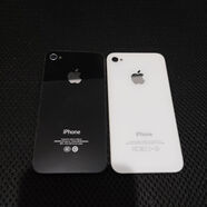 青蘋(píng)果（APPLE BIUE）青蘋(píng)果4手機4s后蓋8成新以上非全新iphone4s55s后殼66splus外殼 蘋(píng)果5s后殼總成
