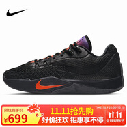 耐克NIKE男子耐磨實戰(zhàn)籃球鞋  S.T. FLARE運動鞋IH7327-080黑橙40