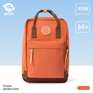 CAN COOLcanvasrepublic女雙肩包電腦旅行背包學(xué)生書包 梵高橘_M+
