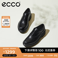 愛步（ECCO）牛津鞋男鞋 男士皮鞋牛皮休閑皮鞋 都市奧斯陸550284 黑色55028401001 40