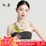 絲界2025新款真絲絲巾女百搭小方巾106%桑蠶絲印花領(lǐng)巾節日禮物