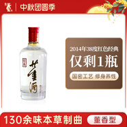 董酒【官方旗艦】紅色經典 38度 董香型白酒 2014年 500mL 1瓶 裸瓶裝