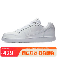 耐克NIKE休閑鞋男子減震EBERNON LOW運動鞋AQ1775-100白41