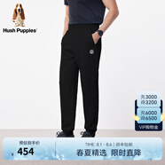 Hush Puppies暇步士男裝春季新款潮流運(yùn)動(dòng)休閑百搭束腳衛(wèi)褲男 097黑色3 42