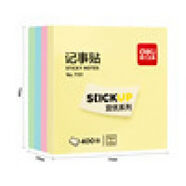 得力（deli）百事貼便簽紙彩色辦公用便利貼學(xué)生用備忘便條紙便簽本 7151/彩色(400張/包) 76*76