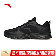 安踏（ANTA）跑步鞋網(wǎng)面透氣運動(dòng)休閑跑步鞋子新款運動(dòng)鞋 黑-1 41