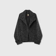 AYUKOAyuko｜日本進(jìn)口NIKKE蓬松秘魯羊駝美利奴羊剪毛蝙蝠袖立領(lǐng)短大衣 伯爵夾花灰 日本進(jìn)口NIKKE 現(xiàn)貨48小時(shí)發(fā) 均碼 38