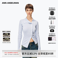 ANN ANDELMAN【明星同款】2025春款不規(guī)則針織衫長袖開衫 淡紫色 XS