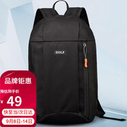 高爾夫GOLF雙肩包男士休閑旅行迷你雙肩背包輕便小書包5I032885J黑色