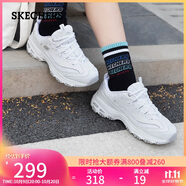 斯凱奇（Skechers）女鞋秋季厚底老爹鞋百搭熊貓鞋軟底舒適外穿休閑運動鞋11959