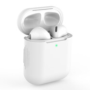 適用Airpods保護套2代蘋(píng)果airpods3液態(tài)硅膠藍牙無(wú)線(xiàn)耳機充電盒三 【白色】貼合不掉蓋 不影響充電蘋(píng)果Airpod5