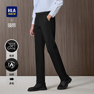 HLA海瀾之家休閑褲25新領(lǐng)昂行政休閑褲免燙商務(wù)褲子男冬HKCAW4J117A 黑色4R 30 170/74A 推薦113~118斤