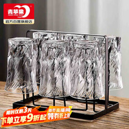 青蘋(píng)果玻璃水杯架 黑色輕奢不銹鋼玻璃杯架 酒杯玻璃杯牛奶杯茶杯杯架