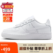 耐克NIKE板鞋女子大童空軍一號 AIR FORCE 1運動鞋F(xiàn)V5951-111白36.5