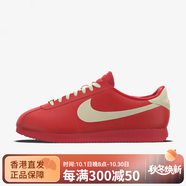 耐克（NIKE）Cortez阿甘鞋男女情侶可定制蛇年本命年紅色運(yùn)動(dòng)休閑鞋 椰奶白紅男女同款 35.5
