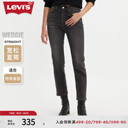 Levi's【特價(jià)來襲】李維斯女士老錢風(fēng)美式復(fù)古休閑cleanfit牛仔褲 灰黑色1 27 (26)
