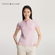 Tommy Hilfiger【五?？邸看合募九b珠地網(wǎng)眼休閑純色條紋修身短袖T恤POLO衫