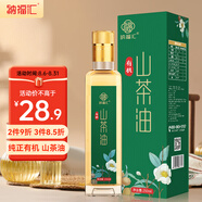 納福匯有機(jī)山茶油250ml 野生油茶籽油物理壓榨一級(jí)食用油木本植物油送禮
