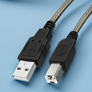 埠帝通用打印機usb數據線(xiàn)方口超長(cháng)電腦連接線(xiàn)適用兄弟TSC惠普佳能三星科誠佳博芯燁奔圖立象京瓷激光機 透明棕色20米【帶信號放大器】