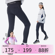 onmygame女童鯊魚褲兒童打底褲春秋仿牛仔運動瑜伽緊身褲子 牛仔黑 130