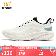 361°361度男鞋運動(dòng)鞋2023年秋季新款男常規跑鞋 羽毛白/水霧藍 41