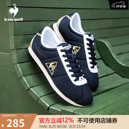 樂(lè)卡克法國(guó)公雞男女復(fù)古低幫運(yùn)動(dòng)蒙貝利爾休閑鞋跑步鞋CMT-213366 深藍(lán)/白 43