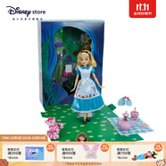 迪士尼（Disney）故事書玩偶套裝系列艾莎安娜愛麗絲關節(jié)可動娃娃送女孩生日禮物 愛麗絲故事書玩偶套裝