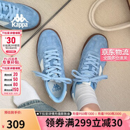 卡帕（Kappa）官方德訓(xùn)鞋男女鞋情侶同款復(fù)古低幫板鞋百搭休閑鞋子 品月藍  40 