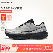 邁樂（Merrell）運(yùn)動(dòng)戶外越野跑鞋VAST SKY長空男女款防滑耐磨輕量跑山鞋越野鞋 MR2325101-01灰銀 42.5