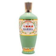 汾酒山西杏花春竹葉青榮耀版53度500ml綠瓶露酒清香型白酒正品 53度 500mL 1瓶 買2瓶送袋子