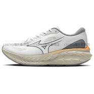 美津濃（MIZUNO）男女25新款透氣軟彈穩(wěn)定支撐跑步鞋運(yùn)動(dòng)鞋 PI X 01_米白_鵜鶘灰 36