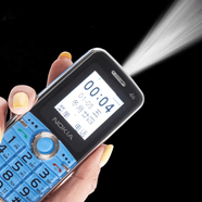 諾基亞（NOKIA）1616移動(dòng)車(chē)間耐用無(wú)攝像頭保密手機考研學(xué)生老人機手電筒 新款藍色(4_5G通) 256MB_套餐二_2電池+充電器