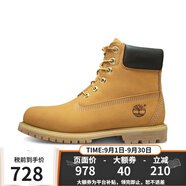 添柏嵐（Timberland）經(jīng)典6寸大黃靴戶外男女防水真皮寬版 10361W女款-小麥色 38