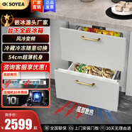 索伊（OK）68升變頻風冷臺下式嵌入式冷藏冷凍可轉(zhuǎn)換冰箱 P6Q全嵌款